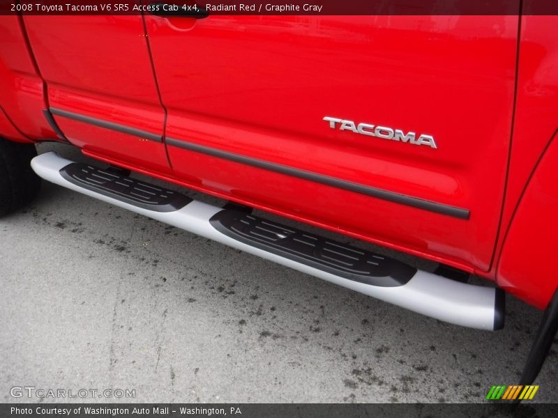 Radiant Red / Graphite Gray 2008 Toyota Tacoma V6 SR5 Access Cab 4x4