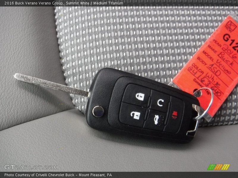 Summit White / Medium Titanium 2016 Buick Verano Verano Group