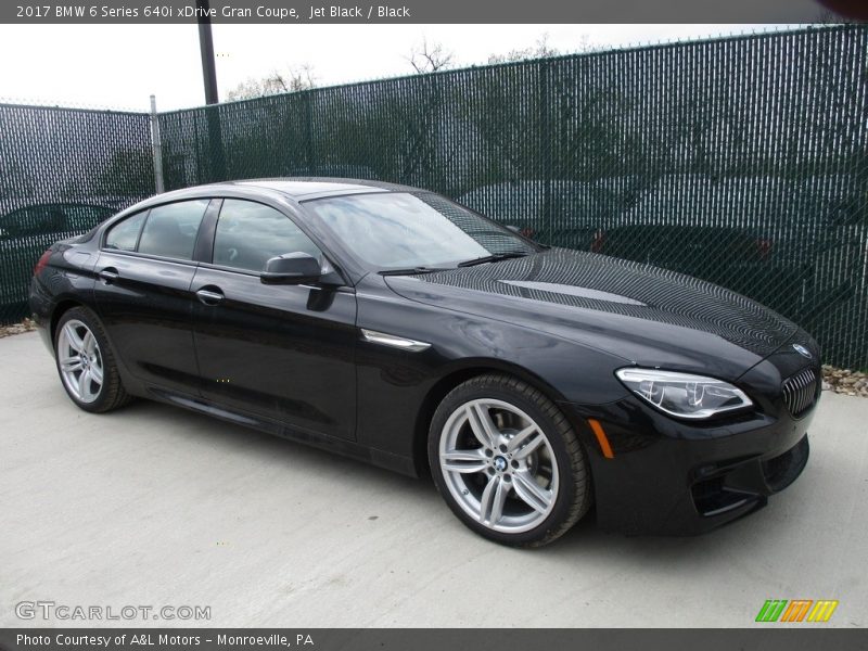 Jet Black / Black 2017 BMW 6 Series 640i xDrive Gran Coupe