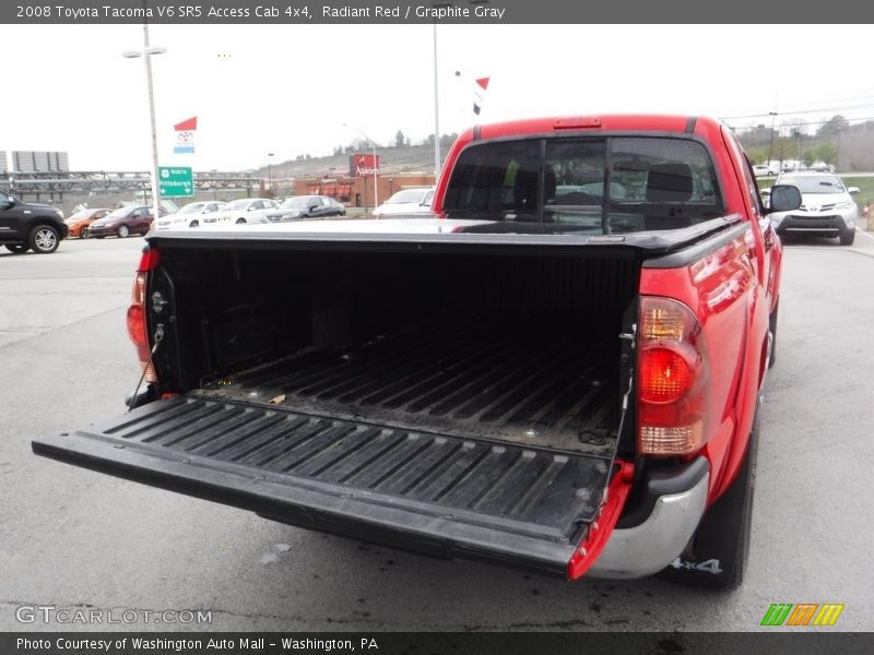 Radiant Red / Graphite Gray 2008 Toyota Tacoma V6 SR5 Access Cab 4x4