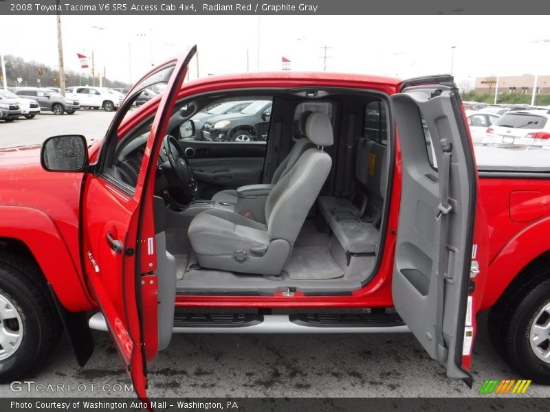 Radiant Red / Graphite Gray 2008 Toyota Tacoma V6 SR5 Access Cab 4x4