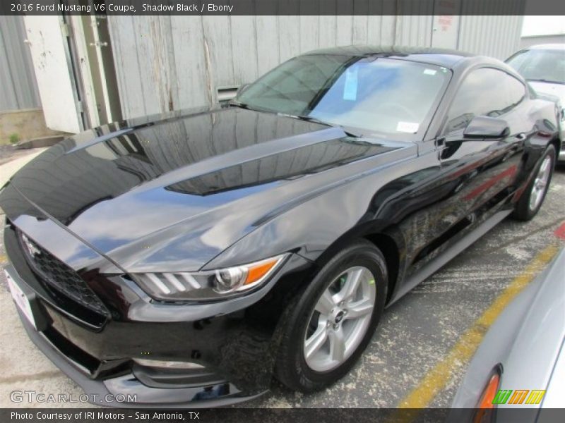 Shadow Black / Ebony 2016 Ford Mustang V6 Coupe