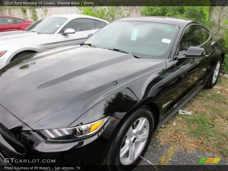 Shadow Black / Ebony 2016 Ford Mustang V6 Coupe