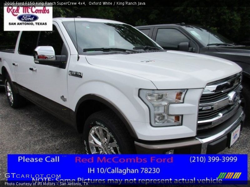 Oxford White / King Ranch Java 2016 Ford F150 King Ranch SuperCrew 4x4