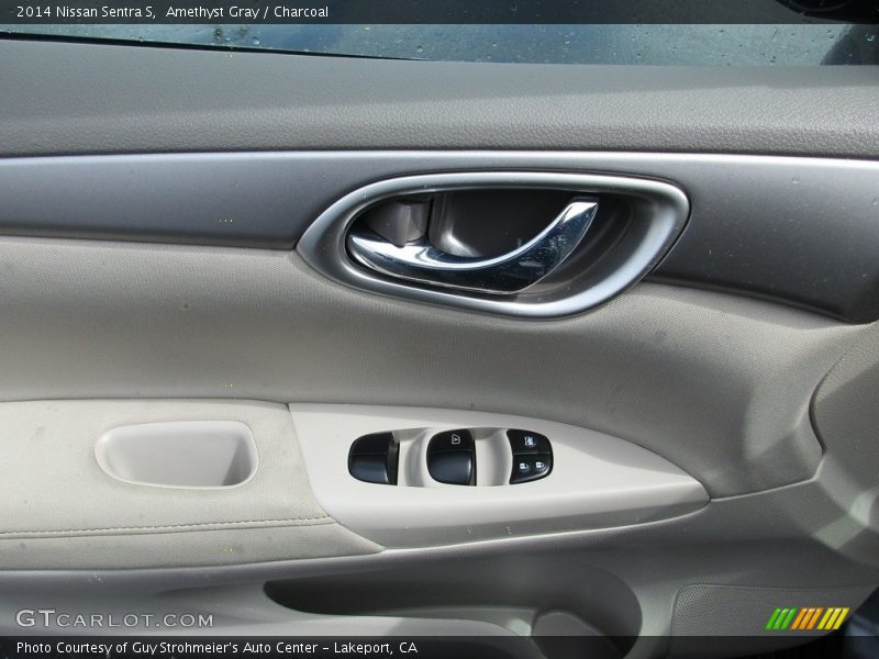 Amethyst Gray / Charcoal 2014 Nissan Sentra S