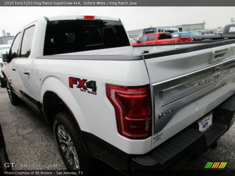 Oxford White / King Ranch Java 2016 Ford F150 King Ranch SuperCrew 4x4