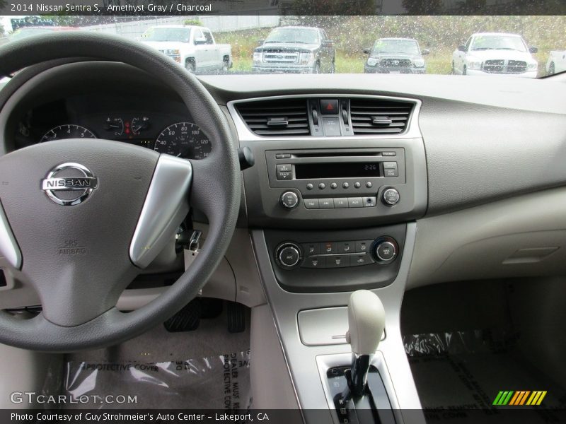 Amethyst Gray / Charcoal 2014 Nissan Sentra S