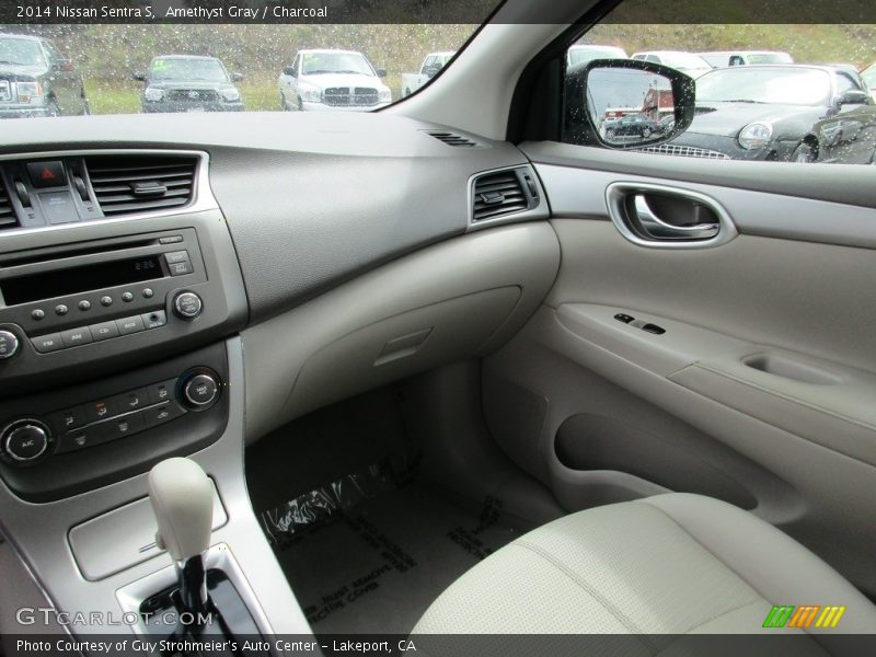 Amethyst Gray / Charcoal 2014 Nissan Sentra S