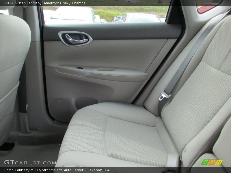 Amethyst Gray / Charcoal 2014 Nissan Sentra S