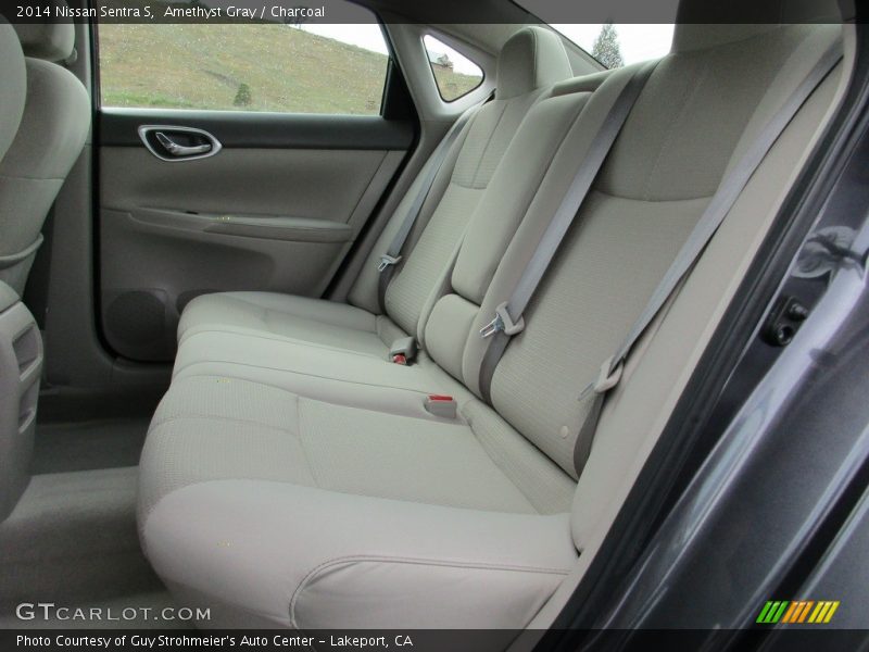 Amethyst Gray / Charcoal 2014 Nissan Sentra S