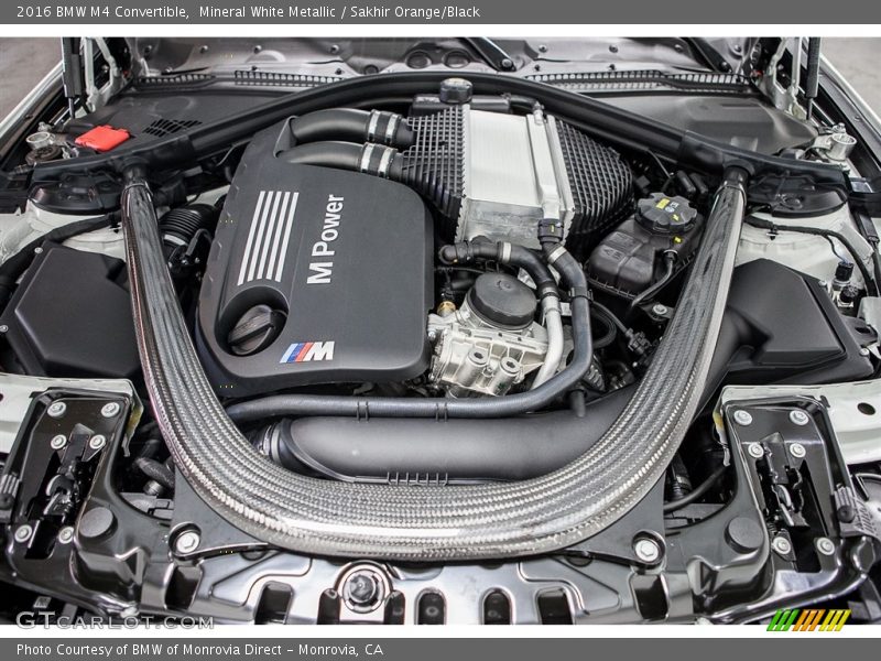  2016 M4 Convertible Engine - 3.0 Liter DI M TwinPower Turbocharged DOHC 24-Valve VVT Inline 6 Cylinder