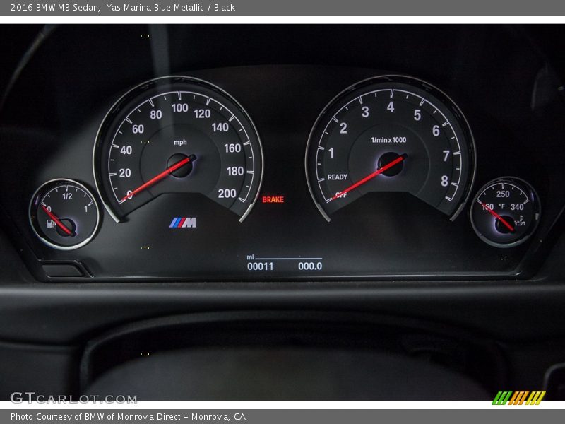 2016 M3 Sedan Sedan Gauges