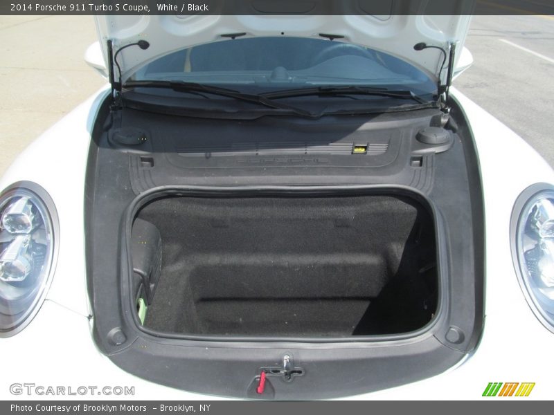 White / Black 2014 Porsche 911 Turbo S Coupe