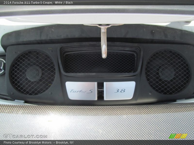 White / Black 2014 Porsche 911 Turbo S Coupe