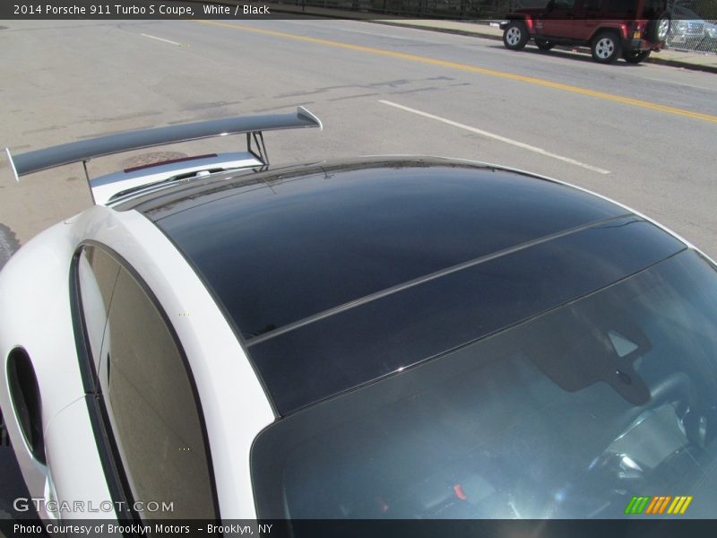 White / Black 2014 Porsche 911 Turbo S Coupe