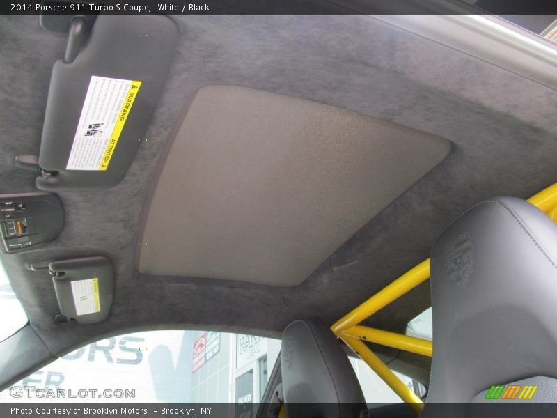 White / Black 2014 Porsche 911 Turbo S Coupe
