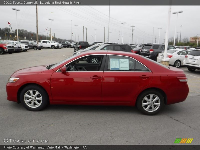 Barcelona Red Metallic / Ash 2011 Toyota Camry LE