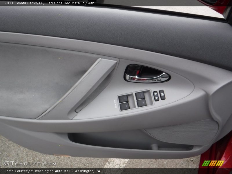 Barcelona Red Metallic / Ash 2011 Toyota Camry LE