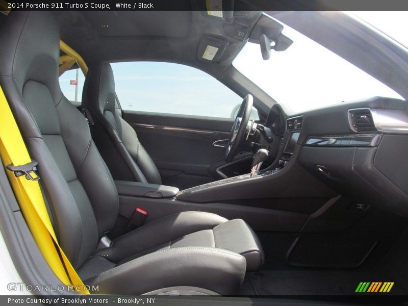 White / Black 2014 Porsche 911 Turbo S Coupe