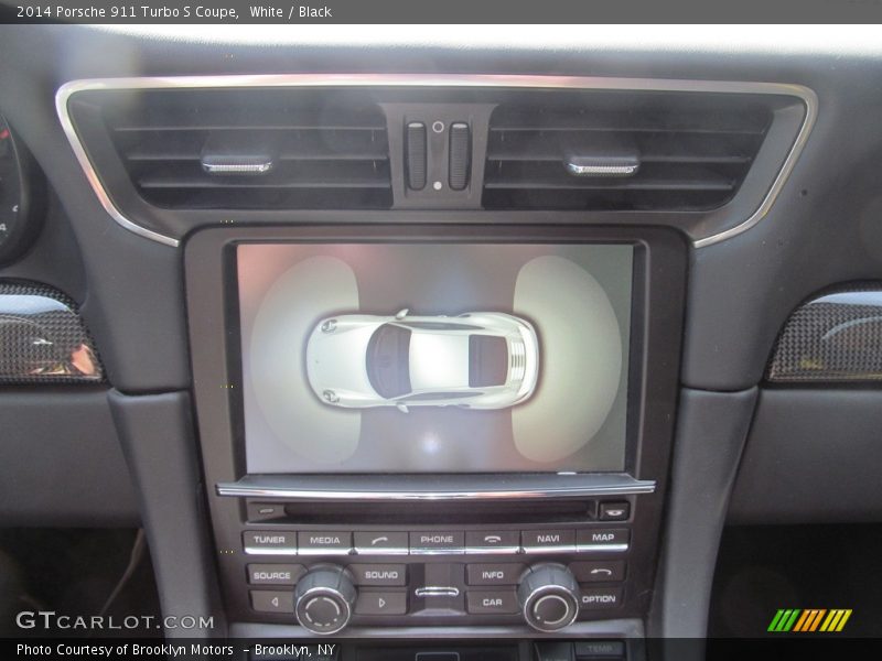 White / Black 2014 Porsche 911 Turbo S Coupe