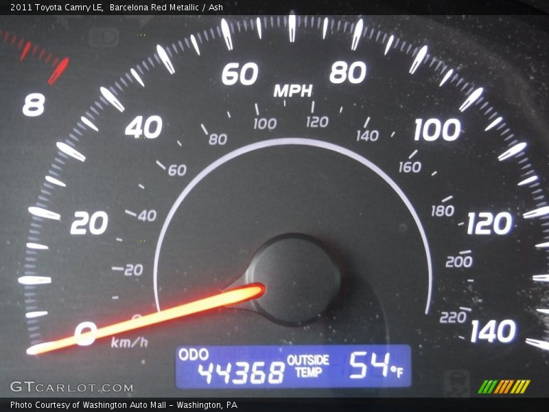 Barcelona Red Metallic / Ash 2011 Toyota Camry LE