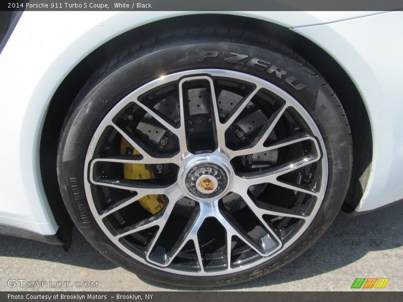 White / Black 2014 Porsche 911 Turbo S Coupe
