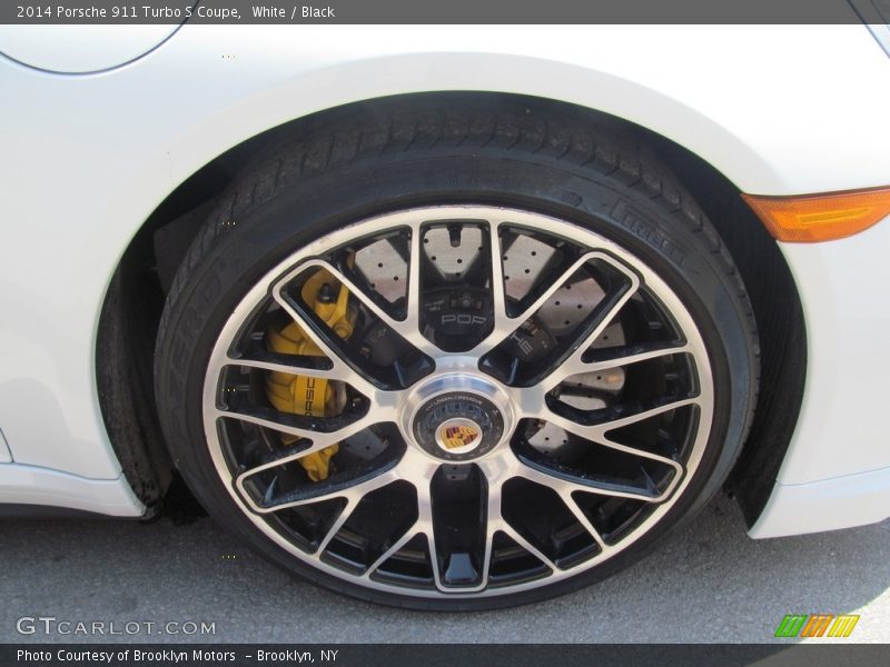White / Black 2014 Porsche 911 Turbo S Coupe