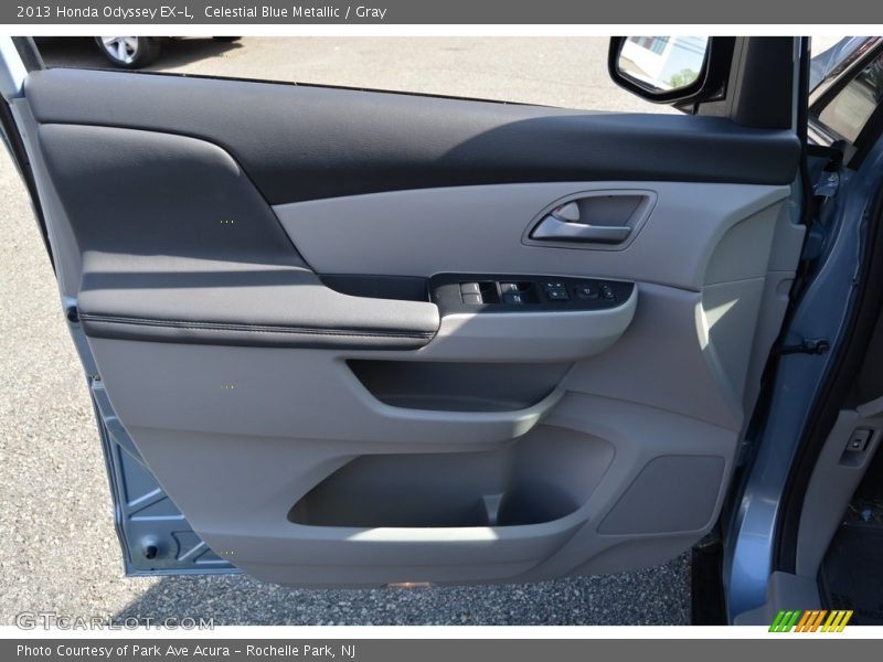 Celestial Blue Metallic / Gray 2013 Honda Odyssey EX-L