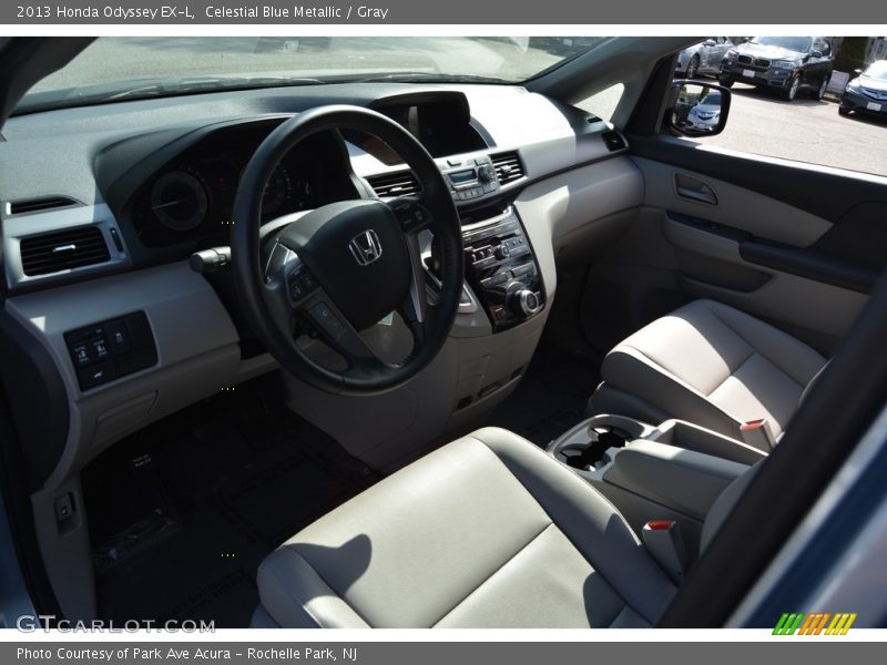Celestial Blue Metallic / Gray 2013 Honda Odyssey EX-L