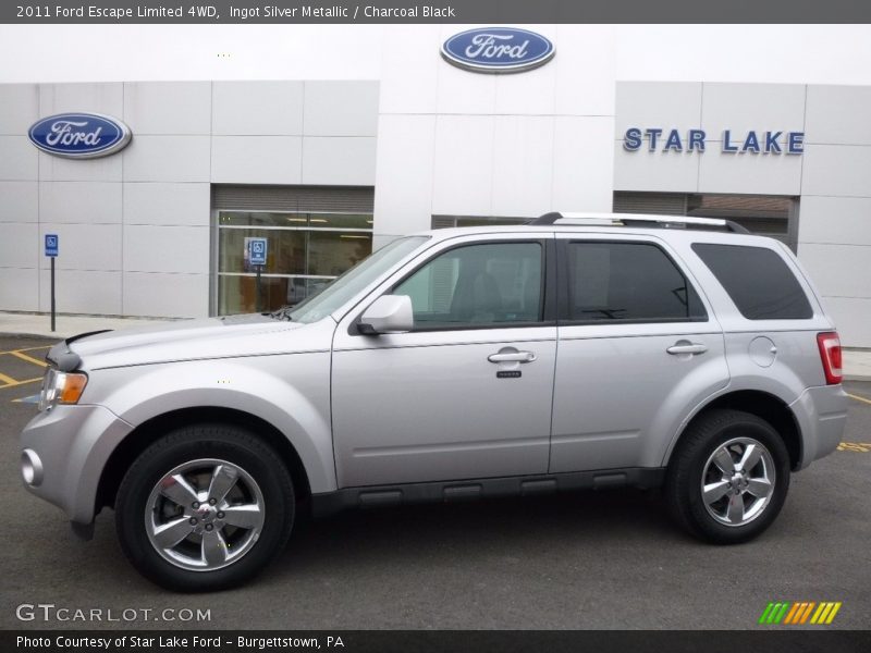 Ingot Silver Metallic / Charcoal Black 2011 Ford Escape Limited 4WD