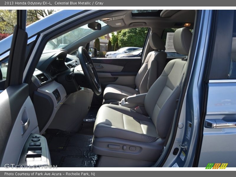 Celestial Blue Metallic / Gray 2013 Honda Odyssey EX-L