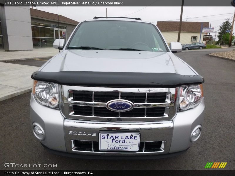 Ingot Silver Metallic / Charcoal Black 2011 Ford Escape Limited 4WD