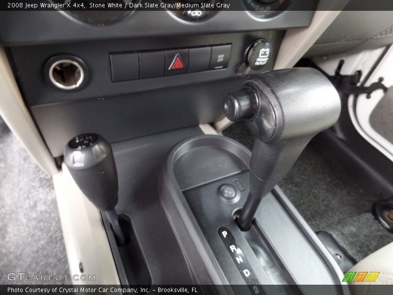 Stone White / Dark Slate Gray/Medium Slate Gray 2008 Jeep Wrangler X 4x4
