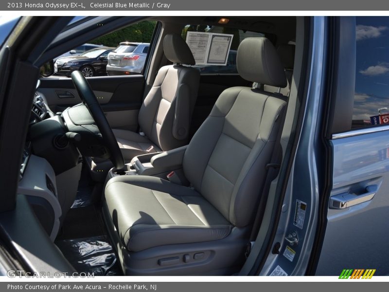 Celestial Blue Metallic / Gray 2013 Honda Odyssey EX-L