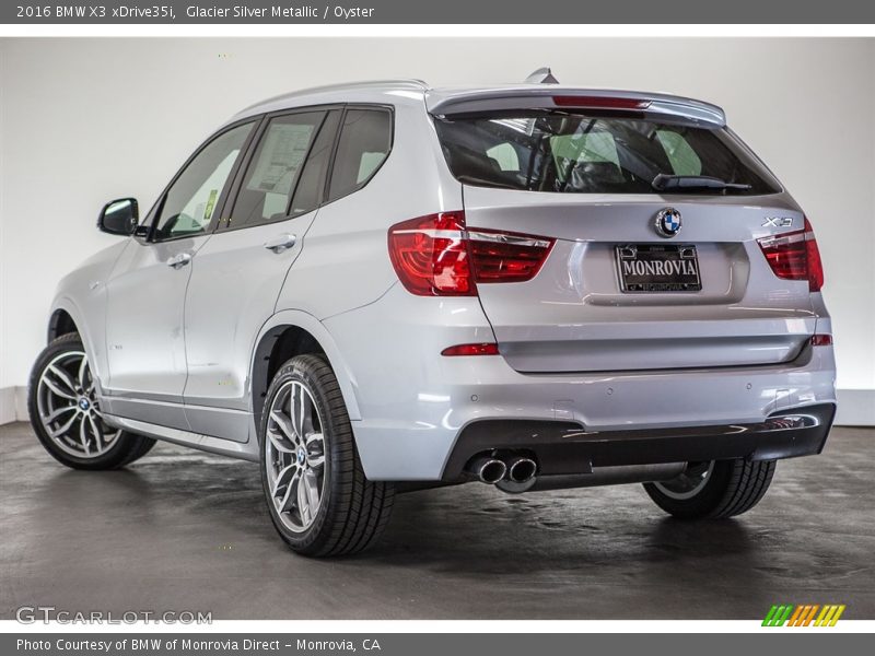 Glacier Silver Metallic / Oyster 2016 BMW X3 xDrive35i