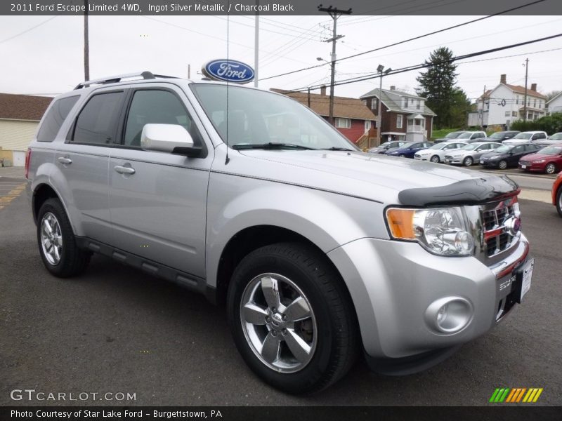 Ingot Silver Metallic / Charcoal Black 2011 Ford Escape Limited 4WD