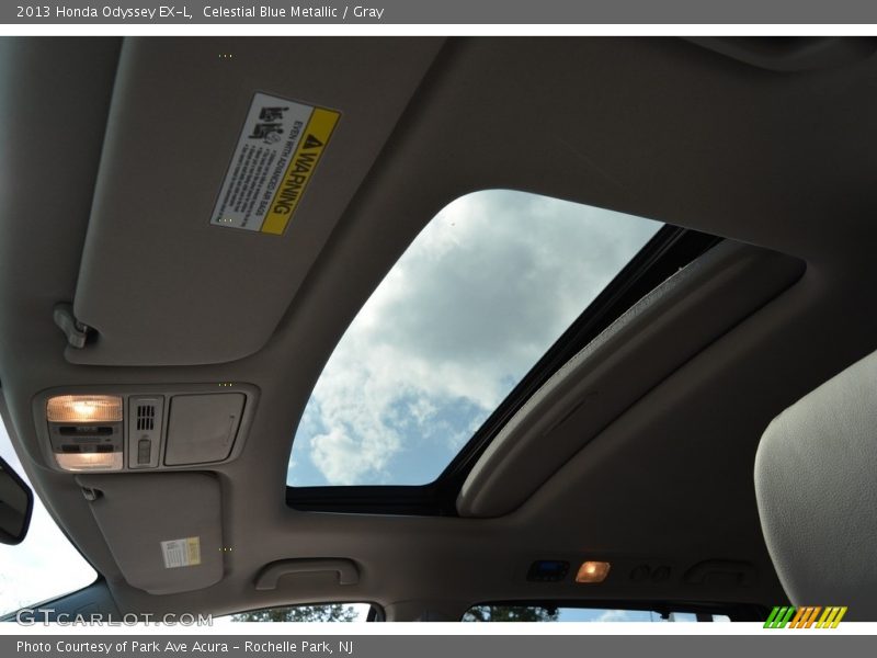 Celestial Blue Metallic / Gray 2013 Honda Odyssey EX-L
