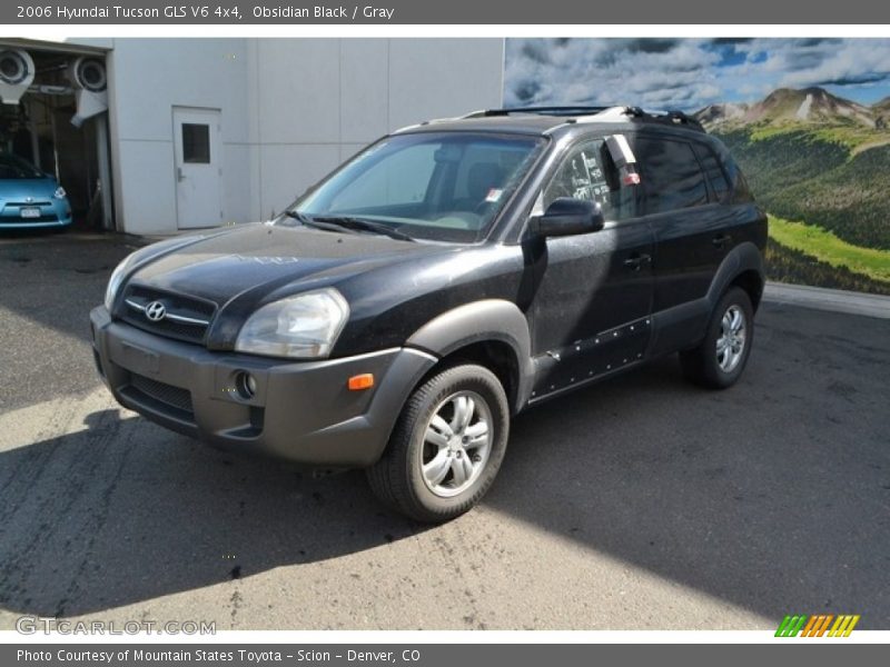 Obsidian Black / Gray 2006 Hyundai Tucson GLS V6 4x4