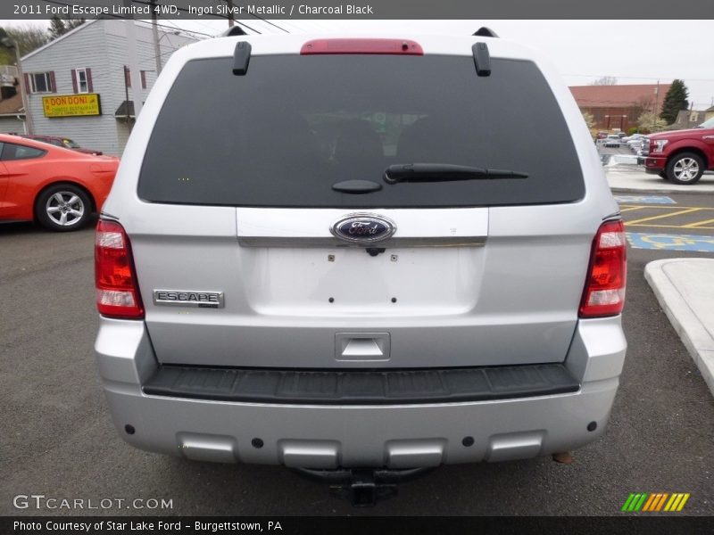 Ingot Silver Metallic / Charcoal Black 2011 Ford Escape Limited 4WD
