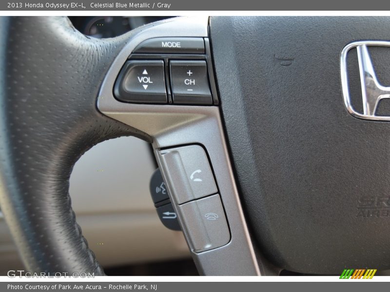 Celestial Blue Metallic / Gray 2013 Honda Odyssey EX-L