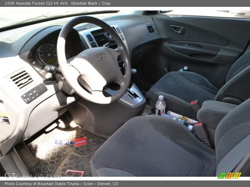Obsidian Black / Gray 2006 Hyundai Tucson GLS V6 4x4