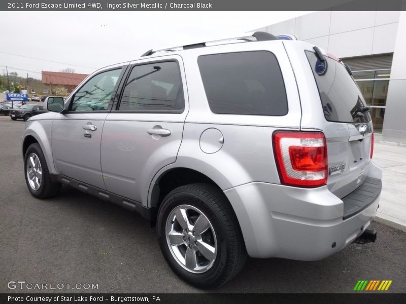 Ingot Silver Metallic / Charcoal Black 2011 Ford Escape Limited 4WD