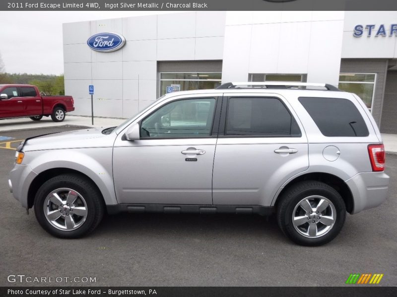 Ingot Silver Metallic / Charcoal Black 2011 Ford Escape Limited 4WD