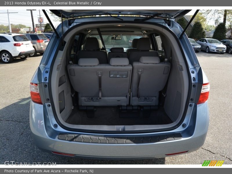 Celestial Blue Metallic / Gray 2013 Honda Odyssey EX-L