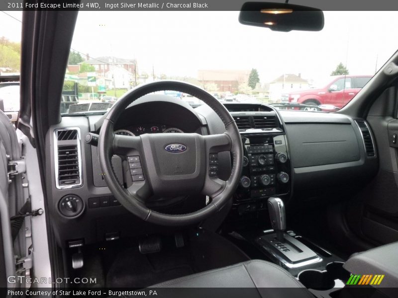 Ingot Silver Metallic / Charcoal Black 2011 Ford Escape Limited 4WD