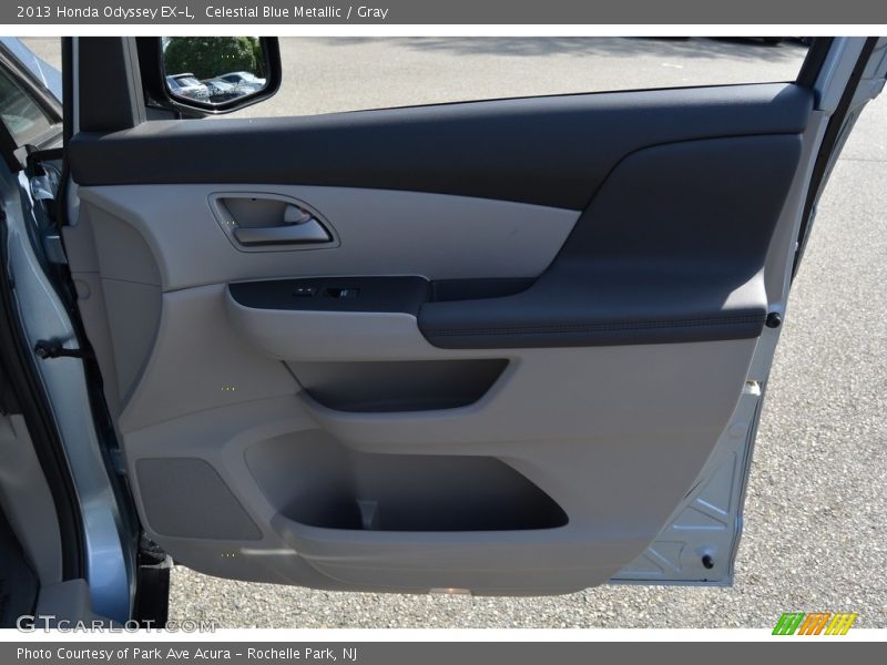 Celestial Blue Metallic / Gray 2013 Honda Odyssey EX-L