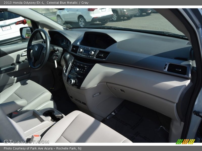 Celestial Blue Metallic / Gray 2013 Honda Odyssey EX-L