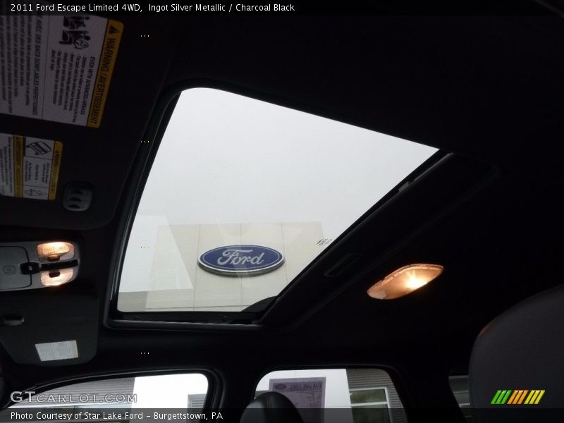 Ingot Silver Metallic / Charcoal Black 2011 Ford Escape Limited 4WD