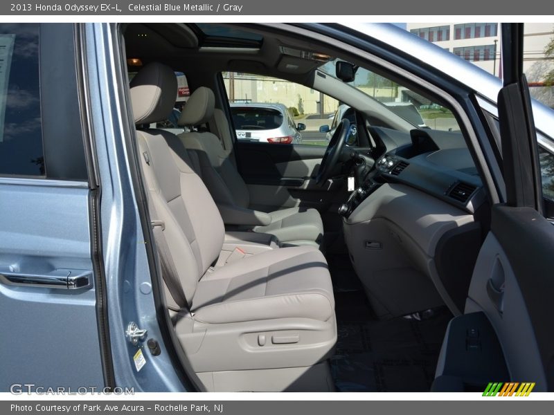Celestial Blue Metallic / Gray 2013 Honda Odyssey EX-L