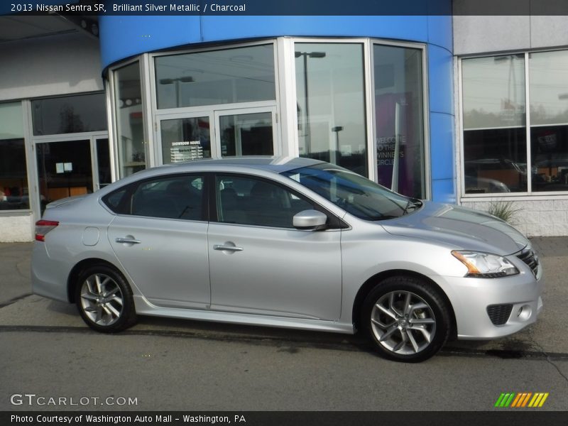 Brilliant Silver Metallic / Charcoal 2013 Nissan Sentra SR